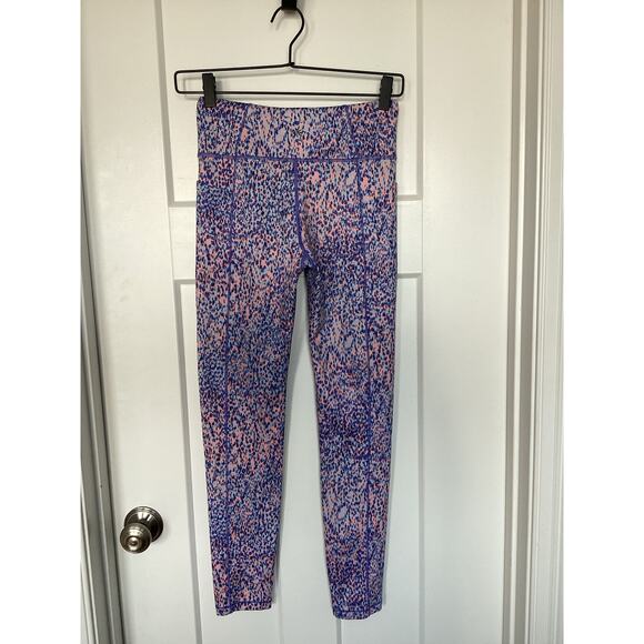 Athleta Girl High Rise Stash Your Treasures Tight Dance Running Purple Size‎ XL - Picture 7 of 13